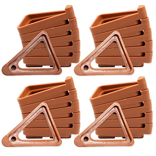 24 Pcs Pot Toes Plant Pot Feet Invisible Flower Pot Risers Potted Triangle Toes Potted Plant Stand for Indoor and Outdoor Pot Lifters Supports Pl