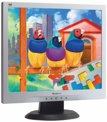ViewSonic VA903m - Flat panel display - TFT - 19" - 1280 x 1024-300 cd/m2-700:1-8 ms - 0.294 mm - VGA - speakers - silver on black