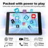 7.5 Inch Android Tablet, Android 12, 2+2GB RAM,64GB ROM, 2MP+8MP Dual Camera,1440 X 1080 IPS Touch Screen,4000mAh,2.4G/5G Wi-Fi, Bluetooth, Googl
