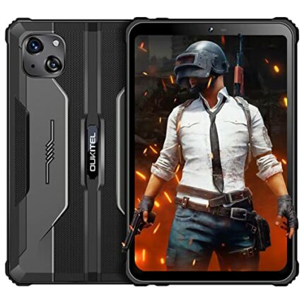OUKITEL Tablet 8 Inch RT3 Rugged Tablet Android 12 IP68/IP69K 5150mAh,4GB(Expandable to 7GB)+64GB TF-1TB Mini Tablets Dual Sim 4G,16MP+8MP Camera