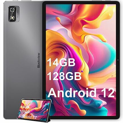 Tablet 10 Inch Blackview Tab12Pro 14+128GB/1TB, Android 12 Tablet GMS, FHD+IPS Incell Screen, 4G Tablet with Sim Card Slot, 5G WIFI, 13MP Camera,