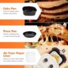 Square Air Fryer Accessories, Set of 10 Fit for COSORI 5.5L 6.4L, Instant Vortex Plus 5.7L & Other Larger Capacity Air Fryers, Including Cake Piz