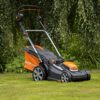 Yard Force 40V 37cm Cordless Lawnmower with lithium ion battery & quick charger LM G37A - GR 40 range