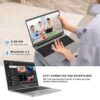 AOCWEI Laptop 15.6" Intel Celeron J4105 (Up to 2.5Ghz) 4 core 6GB RAM 128GB SSD Win 10 Pro Laptop 1080 FHD Screen 2.4G+5G WiFi Bluetooth 4.2 HDMI