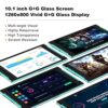 10.1 inch Tablet,Android 12 Tablets with Stand,12GB RAM 128GB ROM (512GB Expandable Storage),HD IPS Screen,2.0MP Front Camera,8.0MP Rear Camera,W