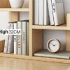 BCLGCF Desktop Bookshelf Desk Storage Organizer, Display Shelf Rack Countertop Bookcase, Open Shelves for Bedroom Living Room Office, Home Decor