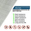 Wire Mesh Sheets Stainless Steel Woven Meshes Screen Filter Panels Vent Metal Rodent Mesh Gauze Net for Mice Rodent Proof Rat Insect Control in G