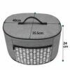 Yarwo Slow Cooker Dust Cover Compatible with Morphy Richards, Crock Pot, Russell Hobbs and other 5.7-8L Slow Cooker, with Zipper Pocket and Wipe