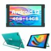 10.1 inch Tablet, Android 12 Tablets, 4GB RAM,64GB ROM(512GB Expandable), HD IPS Screen,2MP Front Camera,8MP Rear Camera,Wi-Fi, Bluetooth 5.0, 60