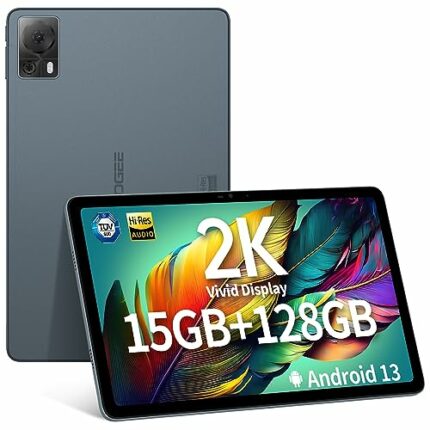 DOOGEE T20S Tablet 10 Inch, 15GB + 128GB/1TB TF, 7500mAh Battery, 10.4 Inch 4G Android 13 Tablets With Sim Card Slot, 2000×1200 FHD+IPS Display,