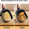 100pcs Square Air Fryer Liners Disposable, Air Fryer Parchment Paper Liners Air Fryer Accessories Compatible with Ninja AF300UK AF400UK, Salter a