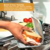 Toasted Sandwich Maker - Panini Press or Grilled Cheese Maker -Stove Top Toastie Non-Stick Ideal for Indoors and Outdoors by Jean Patrique