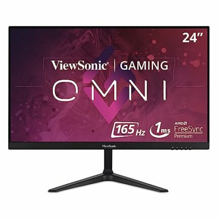 ViewSonic VX2718-P-MHD 27-inch 1080p HD Gaming Monitor, 165Hz, 1ms, Dual Integrated Speakers, Adaptive Sync, DisplayPort, 2x HDMI, for Home Enter