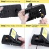 Trisiki 4 Pack Upgraded Rat Trap, Mouse Trap for Various Sizes of Rodents, High Sensitive Large Snap Trap that kills instantly, Reusable Heavy Du