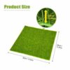 Atyhao Artificial Grass Plastic Rug Grass Indoor Outdoor Green Synthetic Lawn Micro Ornament Landscape Decoration (Size: 30 cm x 30 cm)
