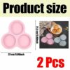 2 Pcs Air Fryer Egg Mould Air Fryer Muffin Tray Air Fryer Cake Moulds for Air Fryer Baking Cooking Accessories Silicone Egg Mould for Air Fryer S