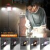 SYLSTAR Rechargeable Work Light, 25W 2700LM COB LED Magnetic Work Light with USB Power Bank Function, Rotatable Portable Waterproof Flood Light f