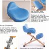 Stylish Simplicity Chair Ergonomic Adjustable Posture Stoolkneepad Kneeling Modern Beech Office Furniture Computer Suitable for Writing Games Com