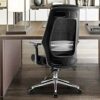 NXYJD Ergonomic Office Chair with Lumbar Support, Adjustable Armrests, Height Adjustable, Black