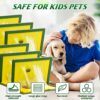 8 Pack Pest Sticky Pads Trap, Multi-Use Insects Sticky Boards/Extra Strong Glue Pest Sticky Board Trap A4 Size Effective Traps for Indoor/Outdoor