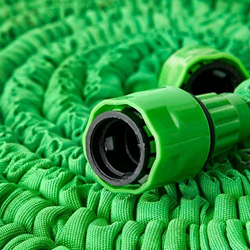 WESEN Expandable Garden Hose 25FT, 25ft/50ft/100ft/125ft/150ft/200ft Garden Water Hose Pipe, Hoses with Spray Nozzle Gun and 1/2"&3/4" Hose Conne