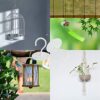 TSKDKIT Ceiling Hooks for Hanging Plants, Heavy Duty Brackets Wall Mount Hooks Metal Ceiling Brackets for Hanging Wind Chimes, Light, Bird Feeder