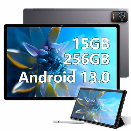 OUKITEL OKT3 Tablet 10.51 Inch Android 13 Tablets，15GB+256GB/2TB Octa-Core Processor 8250mAh Battery，FHD+1920x1200 2K Pixel 16+8MP Camera Tablet