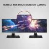 ViewSonic XG2405-2 24-inch Full HD IPS Gaming Monitor with AMD FreeSync Premium, 2x HDMI, 144Hz, 1ms, DisplayPort, 2x HDMI for Esports