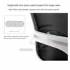 WALNUT Reclining Office Desk Chair | Adjustable High Back Ergonomic Computer Mesh Recliner | White Home Office Chairs with Footrest (Color : A)