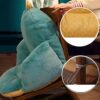 LUKEO Cute Fluffy Seat Chair Cushion Home Office Chair Backrest Lumbar Pillow Tatami Floor Cushion Puff Children's Sofa Cushion Stool (Color : bl