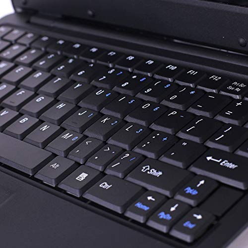 Bigmachine 10.1 Inch Portable Quad Core 8GB Computer Laptop Mini PC Android 6.0 Netbook Lightweight Notebook WiFi Webcam Netflix YouTube Google P