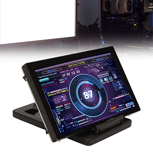 Bewinner Computer Temp Monitor, 5Inch LCD USB Mini Screen, PC Sensor Panel Display, AIDA64 PC CPU RAM HDD Data Monitor for RPi for Linux for Wind
