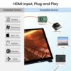 WIMAXIT Raspberry Pi 4 TouchScreen Monitor, 7" Touch Screen USB Powered HDMI Monitor IPS 178 ° 1024X600 for Raspberry 4/3/ 2/ 2 Zero B+ Model B