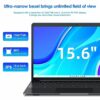 SGIN 15.6 Inch Laptop, 8GB RAM 256GB SSD(TF Card 512GB), Laptop Computer with Intel Quad Core Processor Up to 2.5GHz, PC Notebook with Dual Band