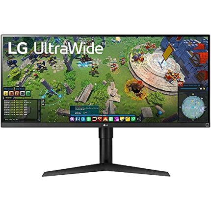 LG 34WP65G - LED monitor - 34" - 2560 x 1080 UWFHD @ 75 Hz - IPS - 400 cd/m² - 1000:1 - DisplayHDR 400-1 ms - HDMI, DisplayPort, USB-C