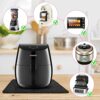3Pcs Heat Resistant Mat for Air Fryer, Non Slip Heat Proof Mat with Kitchen Appliance Sliders, Compatible with Ninja Foodi Cosori Air Fryer, Oven