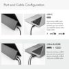 SideTrak Solo Pro 13” Freestanding Portable Monitor for Laptop | 1080 LED .04” Thin Portable Monitor | Kickstand | 10ms Response Time | 60Hz Refr