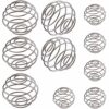 Yeesabella 10 Pcs Stainless Steel Bottle Mixer Ball Wire Blender Whisk Protein Shaker Ball, Wire Whisk Ball for Pure Source Nutrition（5 Pcs 10g 5