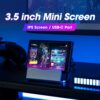Sikai 3.5 inch Mini Screen PC Parts,IPS Screen/USB-c Port,PC Temperature Display AIDA64, Compatible with Windows System PC Sensor Panel Display C