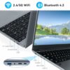 ANMESC 15.6 Inch Laptop,16GB DDR4 512GB SSD,Windows 11 Intel Celeron N5095 Quad-Core Processor up to 2.9Ghz,1080P Screen Laptops,2.4/5G WiFi, Blu