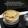 WANAONE Heat Diffuser Induction Plate, Induction Adapter Plate with Separable Handle, Stainless Steel Hob Heat Diffuser Ring Plate, Glass Cooktop