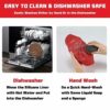 4 Pack Air Fryer Silicone Liners Pot for 3 to 5QT, Air Fryer Silicone Basket Bowl, Replacement of Flammable Parchment Paper, Reusable Baking Tray