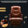 YT.JYUERI Relax Comfortably Safe Managerial Chairs Ergonomic Executive Office Chair, Boss Chair Liftable and Rotatable High Back PU Leather Swive