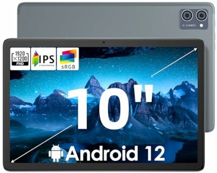 jumper tablet, 2023 Newest Tablet(2.0GHZ), 10'' Android 12 8GB RAM+128GB ROM (TF 512GB), FHD 1920x1200 Pixels, Bluetooth 5.0, Type-C, GPS, 6000mA