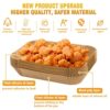 100 Pcs Air Fryer Disposable Paper Liners for Ninja Dual, Air Fryer AF300UK AF400UK Accessories-Fryer Disposable Baking Paper Roasting Baking Fry