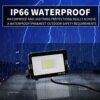 30W Led Flood Light Outdoor 4550LM Security Light Outside Lamp IP66 Waterproof 5000K Daylight White Lifespan 50000H 130lm/w 5-Year Warranty Super