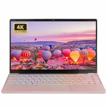UDKED 14 inch 4K Laptop RAM 16G 256G SSD Intel N5095 (up to 2.9GHz) Notebook PC Colorful Backlit KB Ultrabook 3840x2160 IPS FHD Computer Laptop U