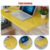 SKOAJAS Workspace Organizer Folding Table, Wall-Mounted Table Kitchen Wood Dining Tables Kitchen Multi-use Computer Laptop Desk Space Saving for