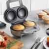 Salter EK4082 Double Pie Maker, XL Twin Deep-Fill Pie Machine, Non-Stick & Crimp-Edged Cooking Plates, 3-5 Minute Pre-Heat Time, Locking Latch, M