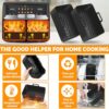 Air Fryer Accessories,Set of 9 for Ninja Dual Air Fryer AF300UK AF400UK,Reusable Silicone Air Fryer Liners&Air Fryer Rack&Food etc TongDual Air F